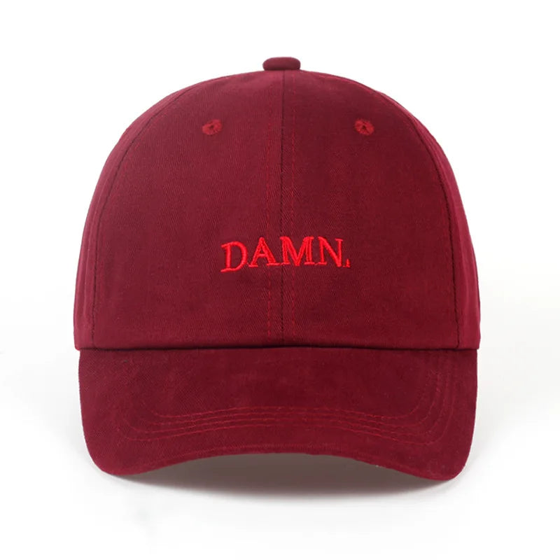 Luxury Unisex Damn Embroidery Baseball Designer Caps Man Woman Hiphop Snapback Hat Outdoor Casual