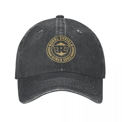 Royal Enfields Since 1901 Unisex Baseball Cap Motorcycle Distressed Washed Caps Hat Vintage Outdoor