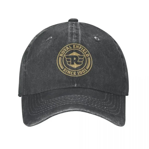 Royal Enfields Since 1901 Unisex Baseball Cap Motorcycle Distressed Washed Caps Hat Vintage Outdoor