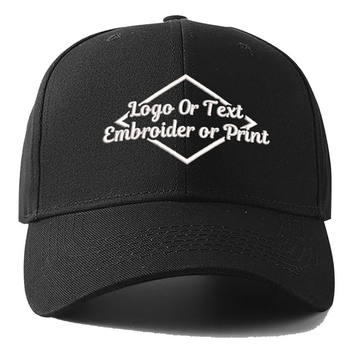 Custom Embroidered Caps Hats - Personalized Logo Or Text Ideal Business