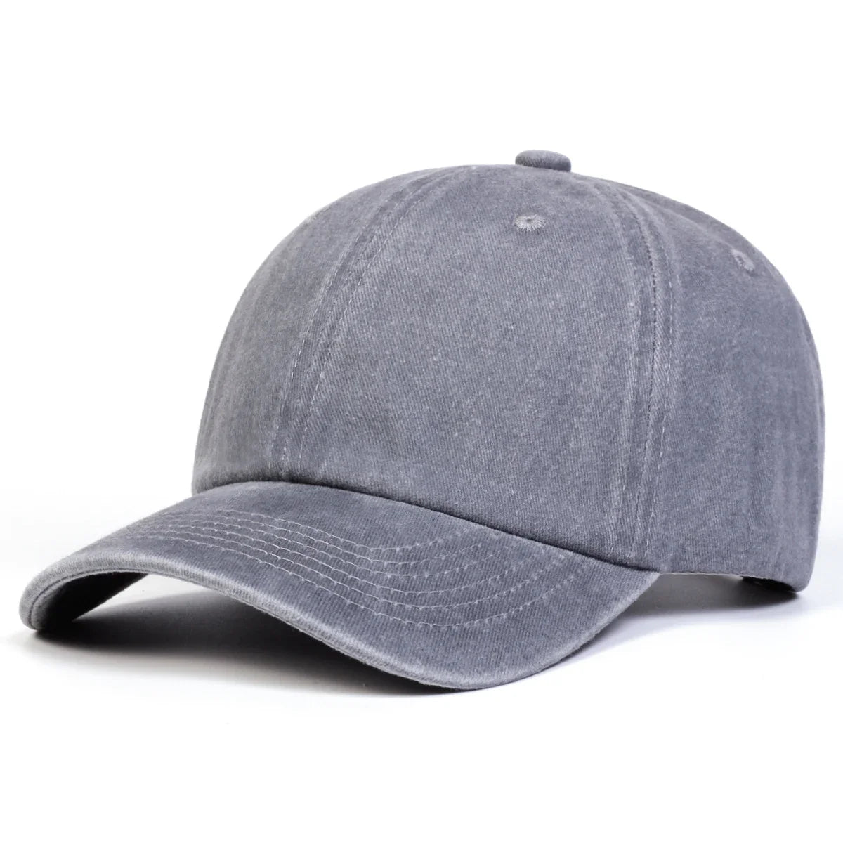Unisex Light Washed Solid Color Baseball Caps Spring Autumn Outdoor Adjustable Casual Hats Hip Hop