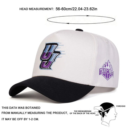 Unisex Take Note Letter Embroidery Baseball Caps Spring Autumn Outdoor Adjustable Casual Hats Hip