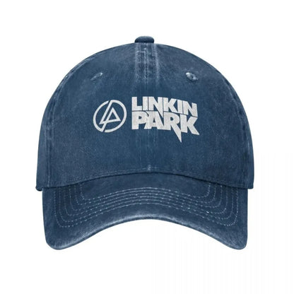 Linkins Meteora Minutes Midnight Men Women Baseball Caps Parks Hunting Distressed Washed Hat Vintage