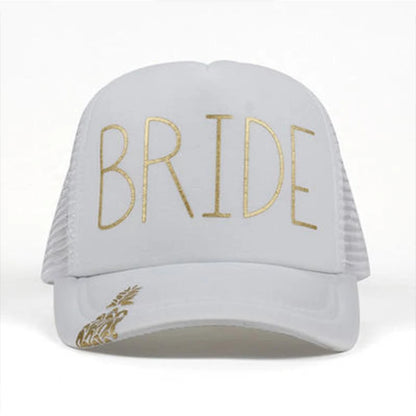 Unisex Casual Baseball Cap Sports Snapback Golf Hat Squad Bride Printing Hip Hop Hats Summer