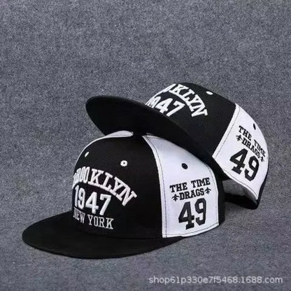 Hip Hop Flat Hat Young Couple Korean Version Hip-Hop Baseball Cap Men S Women Sun Trends Versatile