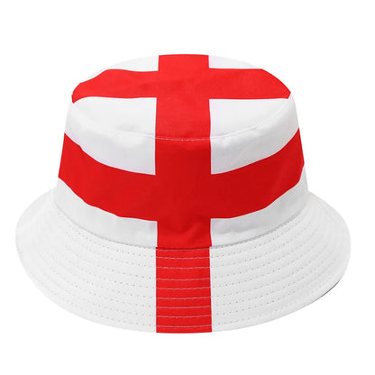 Countries National Flag Bucket Hat Men Women Football Fan Party Cup Reversible Sun Soccer Fans