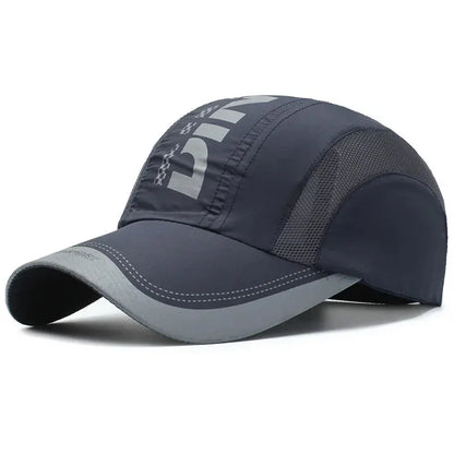 New Summer Hat Quick-Drying Cap Fashion Spring Baseball Cap Outdoor Sports Cap Breathable Mesh Hat Visor Hat