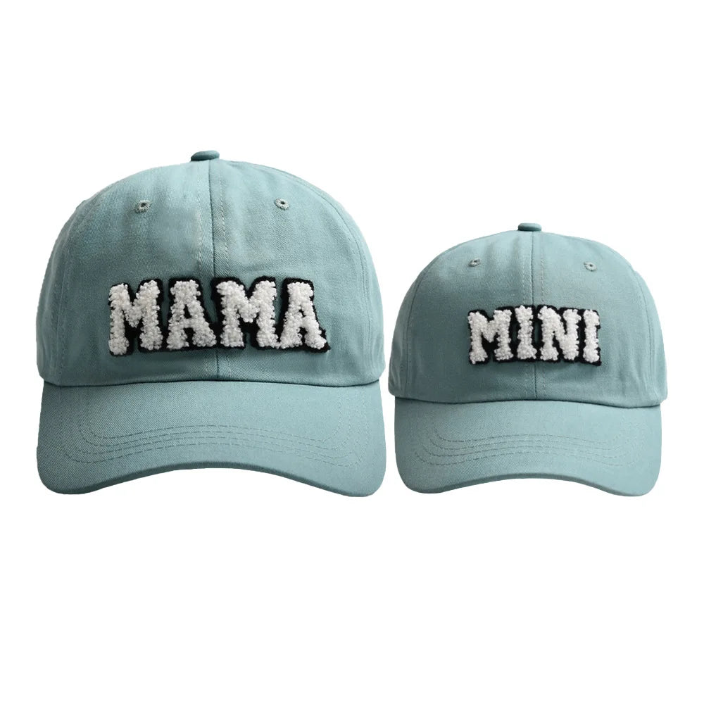 Cool Mama Mini Women Children Kids Cap Sets Spring Summer Outdoor Lady Female Boy Girls Baseball