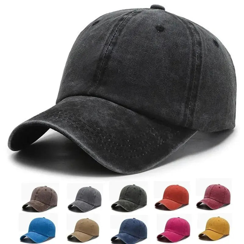 Solid Baseball Caps Men Cap Streetwear Style Women Hat Snapback Casual Casquette Dad Hip Hop