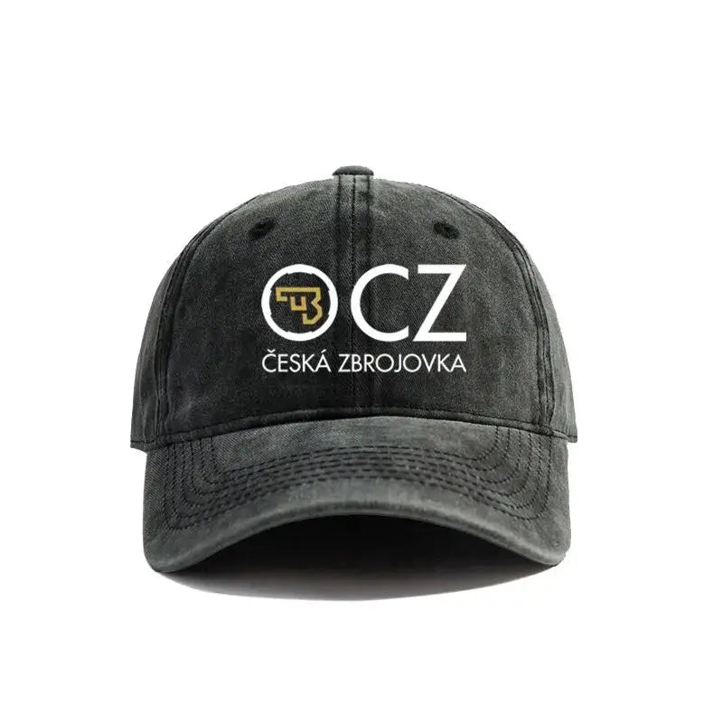 Ceska Zbrojovka Baseball Caps Distressed Hats Cz Firearms Cap Men Women Retro Outdoor Summer