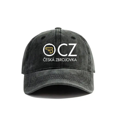Ceska Zbrojovka Baseball Caps Distressed Hats Cz Firearms Cap Men Women Retro Outdoor Summer