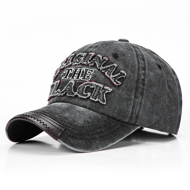 News Outdoor Sports Cotton Baseball Cap Retro Embroidery Men S Hip Hop Rebound Caps Snapback Hats
