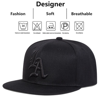 Unisex Gothic Letter Embroidery Hip-Hop Hats Spring Autumn Outdoor Adjustable Casual Baseball Caps
