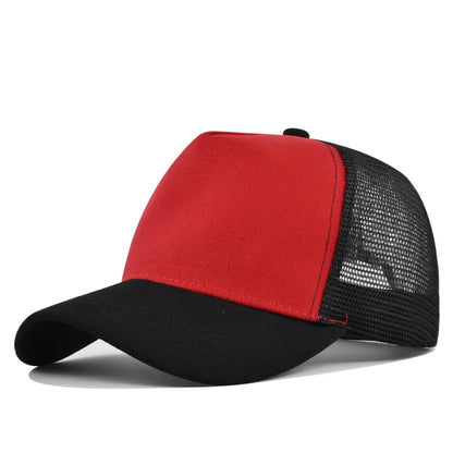 Sunhat Outdoors Trucker Hat Cotton Mesh Breathablebaseball Cap Women Men Summer Sunshade Meshcap