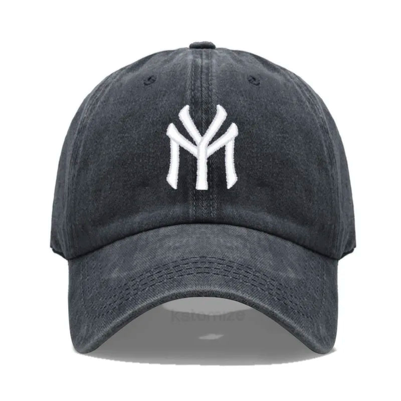 Letter My Embroidery Baseball Cap Women Men Adjustable Soft Washed Cotton Sports Dad Hat Spring