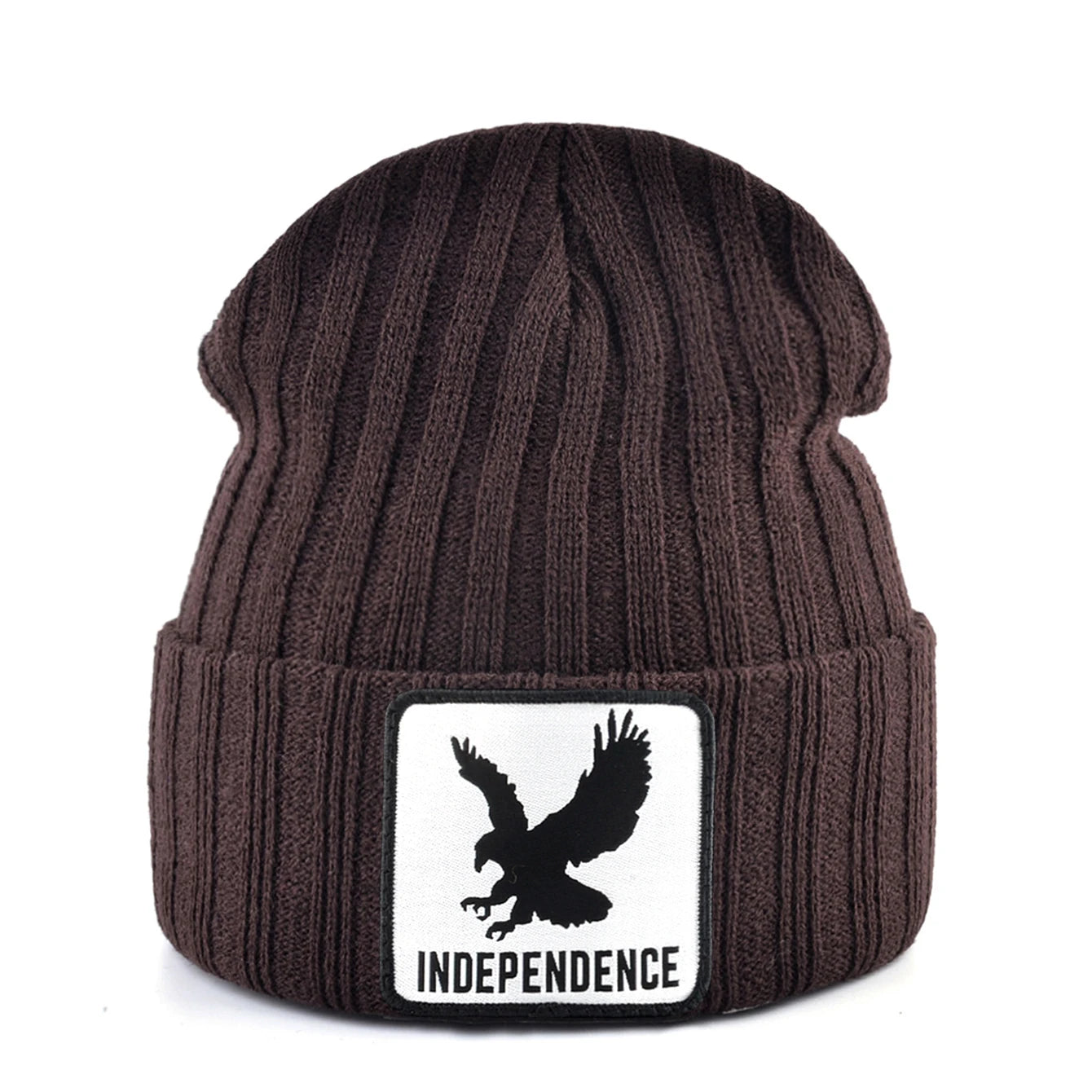 Knitted Skullies Beanie With Animals Patch Men Women Outdoor Casual Sport Hats Autumn Winter Solid Color Hip Hop Beanies
