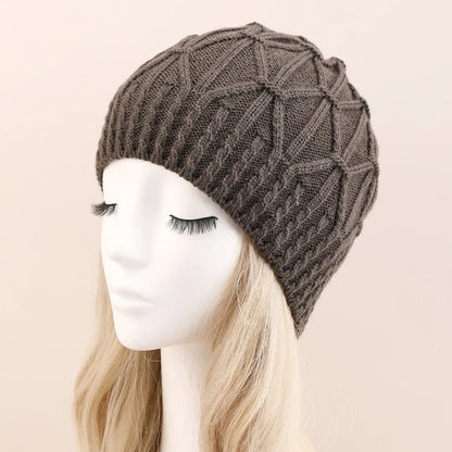 Cool Women Men Warm Knitted Hat Cap Female Male Autumn Winter Lady Casual Beanie