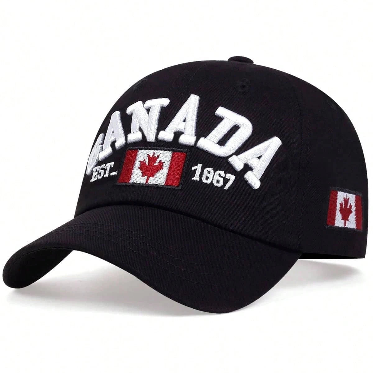 Cotton Canada Baseball Cap Flag Hat Snapback Adjuatable Mens Caps Gorras