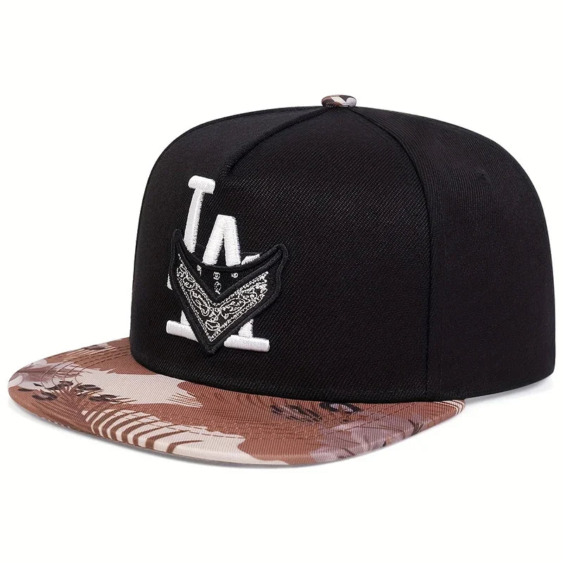 Unisex Los Angeles Embroidery Baseball Hats Spring Autumn Outdoor Adjustable Casual Hip-Hop Trucker