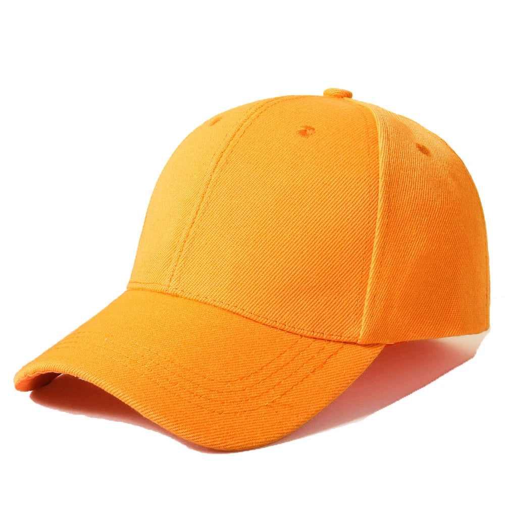 Classic Plain Baseball Cap Men Women Multi Colors Available
