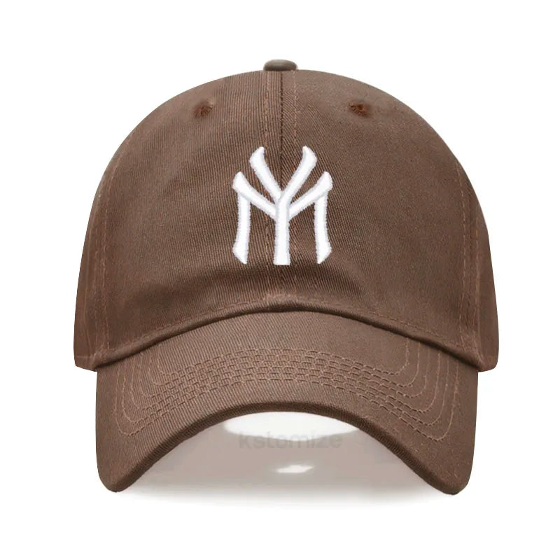 Letter My Embroidery Baseball Cap Women Men Adjustable Soft Washed Cotton Sports Dad Hat Spring