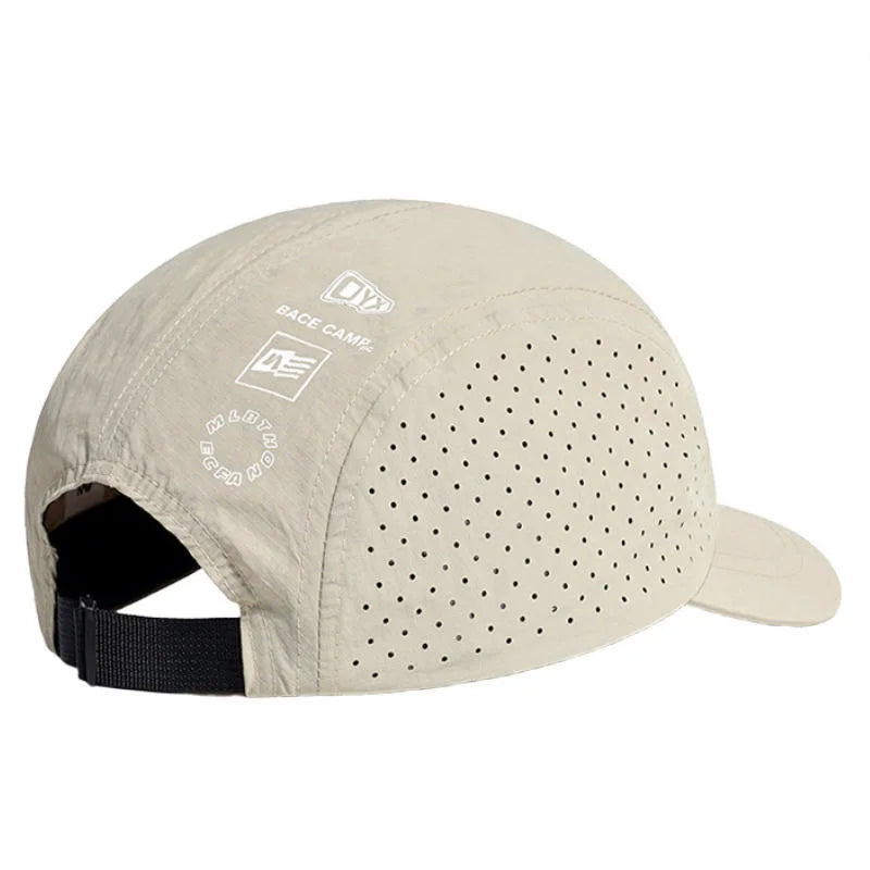 Short-brim mesh quick-dry baseball cap breathable sun-protection sports sun hat summer outdoor running cap