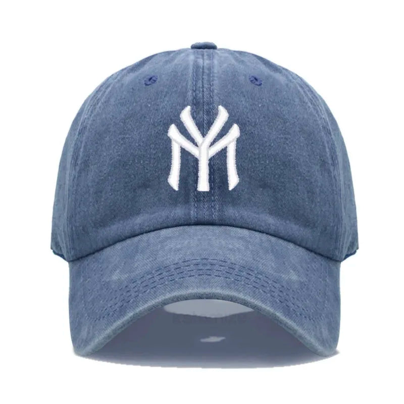 Letter My Embroidery Baseball Cap Women Men Adjustable Soft Washed Cotton Sports Dad Hat Spring