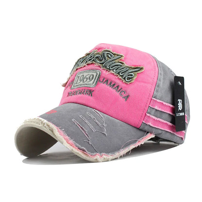 News Outdoor Sports Cotton Baseball Cap Retro Embroidery Men S Hip Hop Rebound Caps Snapback Hats