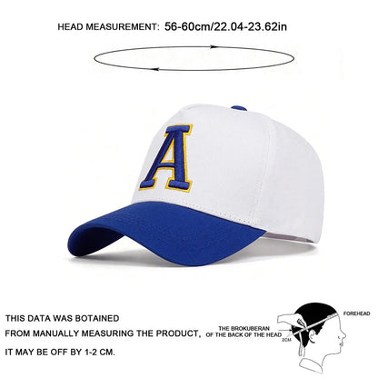 Unisex Stereoscopic Letter Embroidery Baseball Caps Spring Autumn Outdoor Adjustable Casual Hats