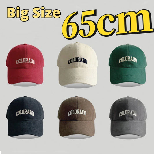 2025 Autumn Plus Baseball Caps Man 55-60cm Summer Popular Sport Hats Ladies Soft Cotton Sun Cap Big Head Wholesale