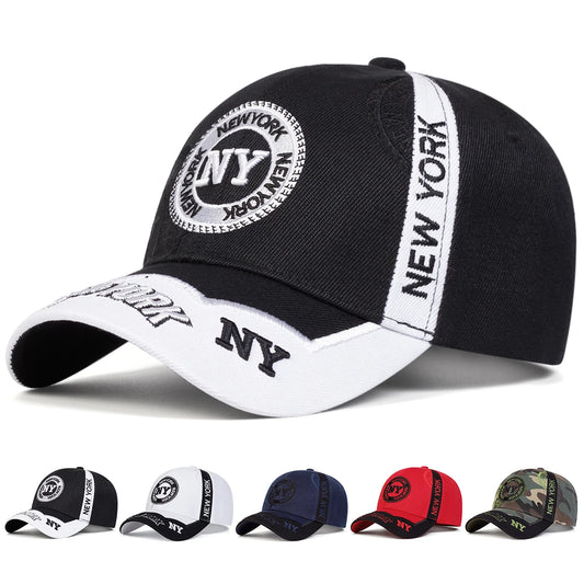 Unisex Letter Embroidery Baseball Caps Spring Autumn Outdoor Adjustable Casual Hats Sunscreen Hat