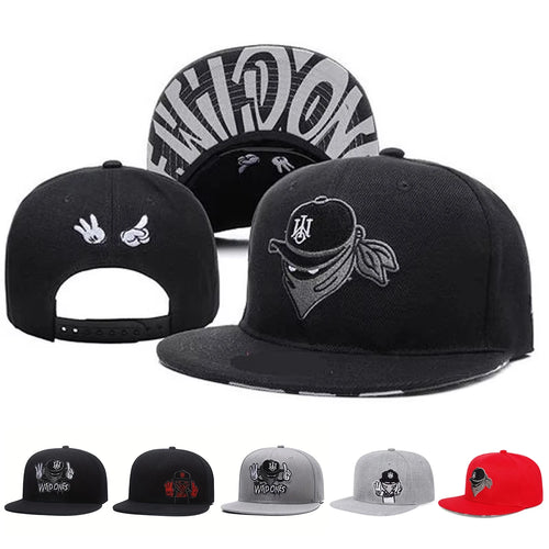 Brand Embroidery Retro Baseball Caps Men Women Bone Snapbacks Black Sports Hats Street Art Hip Hop