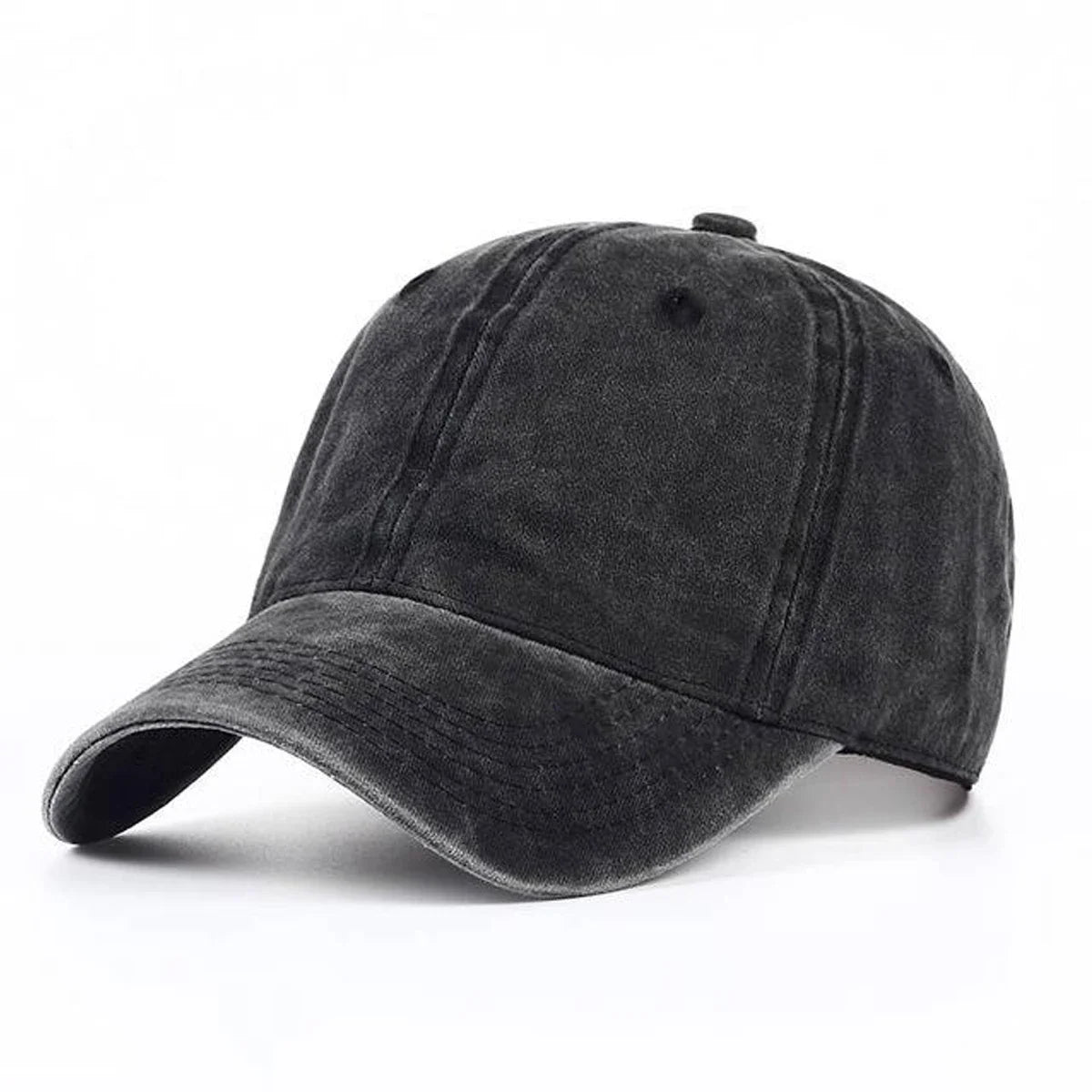 Unisex Light Washed Solid Color Baseball Caps Spring Autumn Outdoor Adjustable Casual Hats Hip Hop