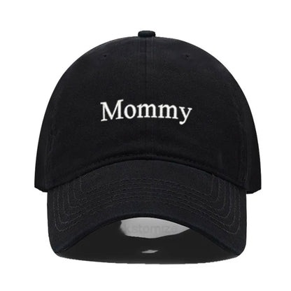 Daddy Mommy Embroidery Baseball Cap Men Women Unisex Soft Washed Cotton Hats Father S Mother Day
