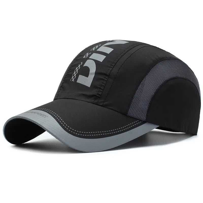 2024 New Summer Men Baseball Cap Sport Running Quick Drying Hat Women Outdoor Fashion Adjustable Golf Caps For Male Snapback Cap