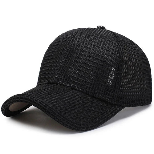 Breathable Men's Mesh Baseball Cap for Summer Fishing and Outdoor Activities