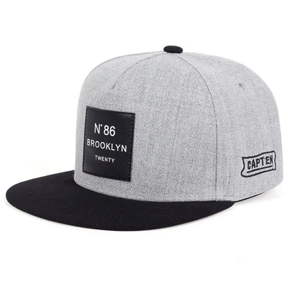 Unisex Brooklyn Print Label Embroidery Hip-Hop Hats Outdoor Adjustable Casual Baseball Caps
