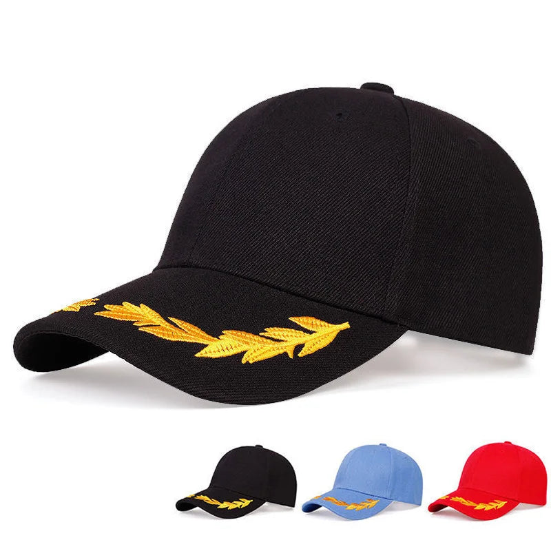Hip Hop Hat Sports Leisure Tide Caps Wheat Ears Baseball Cap Adjustable Cotton Sun Unisex Solid