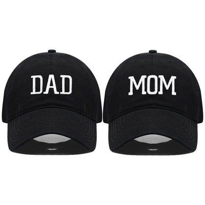 Dad Mom Embroidery Baseball Cap Women Men Hat Sport Visors Snapback Sun Breathable Outdoor Caps