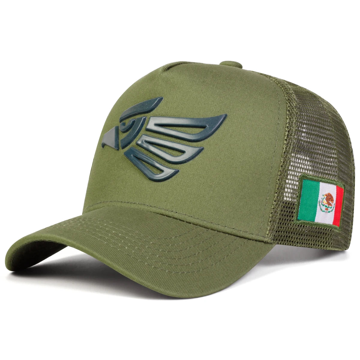 Unisex Mexican Eagle Label Baseball Net Caps Spring Summer Outdoor Adjustable Casual Hats Hip Hop