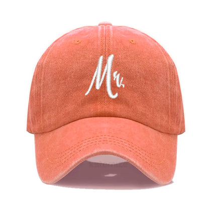 Matching Mr Mrs Baseball Cap Men S Women Cotton Embroidery Sport Golf Caps Bridal Gift Newlywed