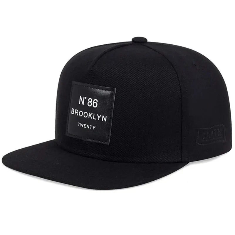 Unisex Brooklyn Print Label Embroidery Hip-Hop Hats Outdoor Adjustable Casual Baseball Caps