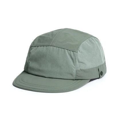 Japanese Color Matching Short Brim Baseball Caps Can Wear Glasses Men Women Summer Lightweight Sun