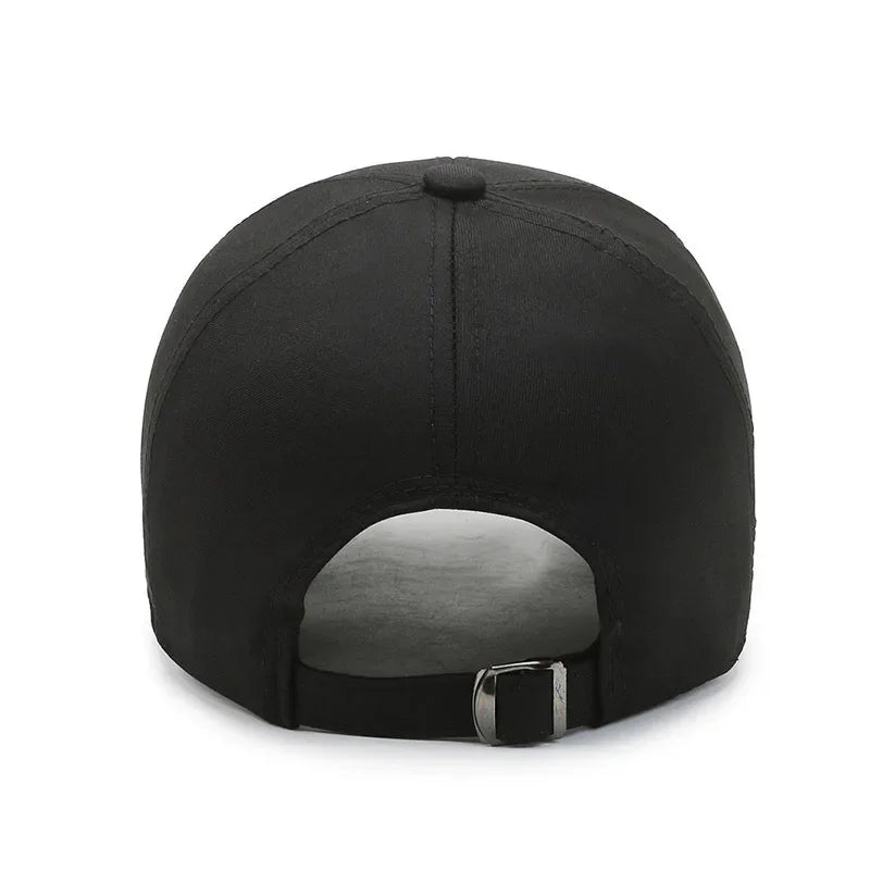 Men S Baseball Hat Hard Top Spring Autumn Big Head Circumference Cotton Cap Sun Protection Dad