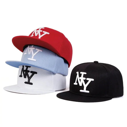 Unisex Letter Embroidery Hip-Hop Hats Spring Autumn Outdoor Adjustable Casual Baseball Caps