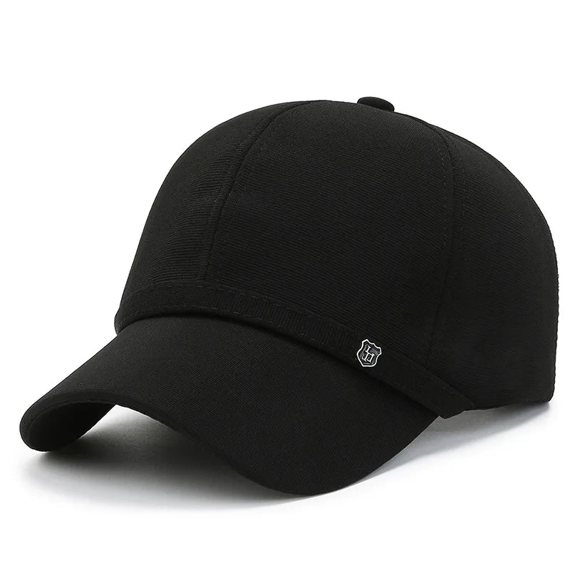 Spring Summer Luxury Brand Baseball Cap For Men Outdoor Sports Solid Fashion Sunhat Kpop Gorras Hombre Black Adjustable Snapback