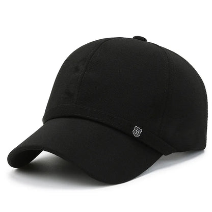 Spring Summer Luxury Brand Baseball Cap For Men Outdoor Sports Solid Fashion Sunhat Kpop Gorras Hombre Black Adjustable Snapback