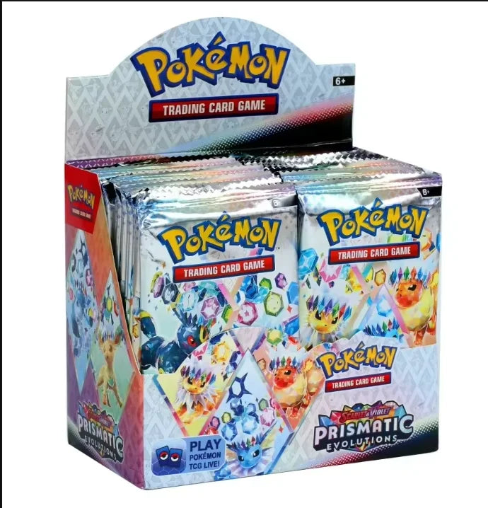 360 Pokémon TCG English Cards Set – Destined Rivals, Prismatic Evolutions, Stellar Crown, 151 & Ultra Prism Booster Trading Cards Gift