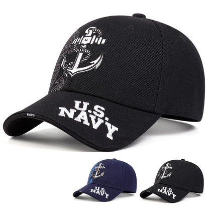 Unisex Anchor Embroidery Baseball Caps Spring Autumn Outdoor Adjustable Casual Hats Sunscreen Hat