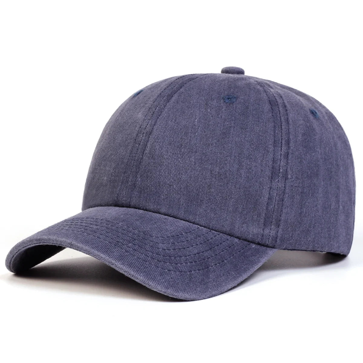 Unisex Light Washed Solid Color Baseball Caps Spring Autumn Outdoor Adjustable Casual Hats Hip Hop